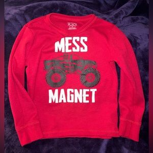The Children’s Place Toddler Boy Red Truck Shirt. Like gently worn twice Size:4T